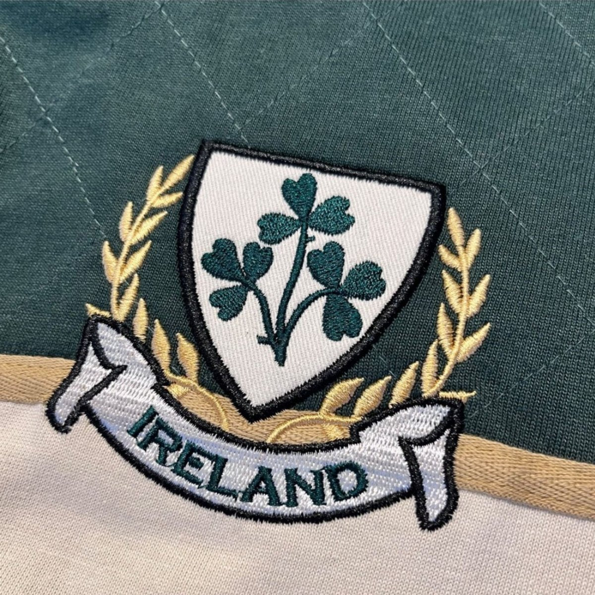 Ireland Three Shamrocks Long Sleeve Rugby Shirt