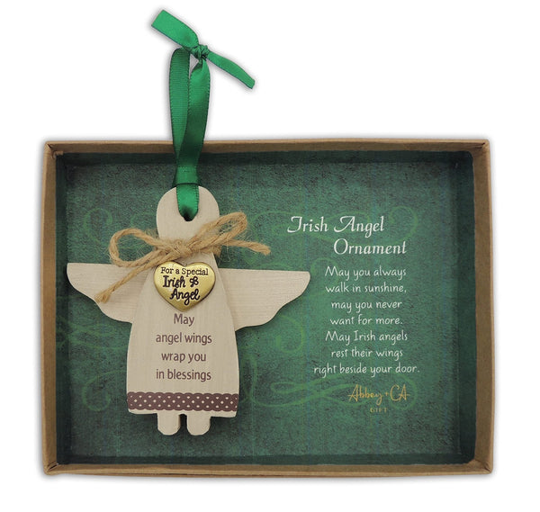 Irish Angel Ornament - The Celtic Gift Store - 