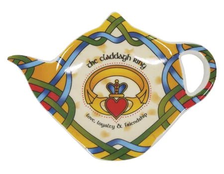 Irish Claddagh Tea Bag Holder - Irish Weave - The Celtic Gift Store - Tableware