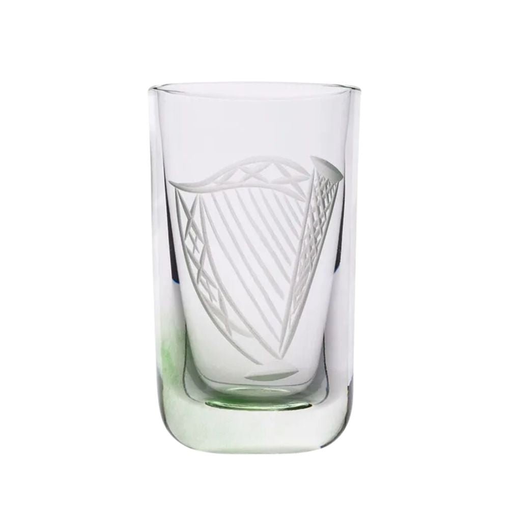 Irish Handmade Glass Company Irish Harp Shot Glass