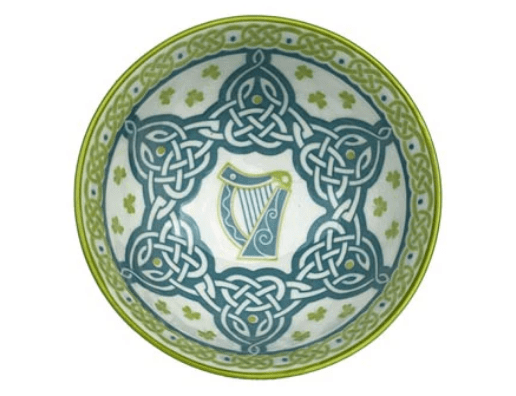 Irish Harp Bowl 11cm - The Celtic Gift Store - Tableware