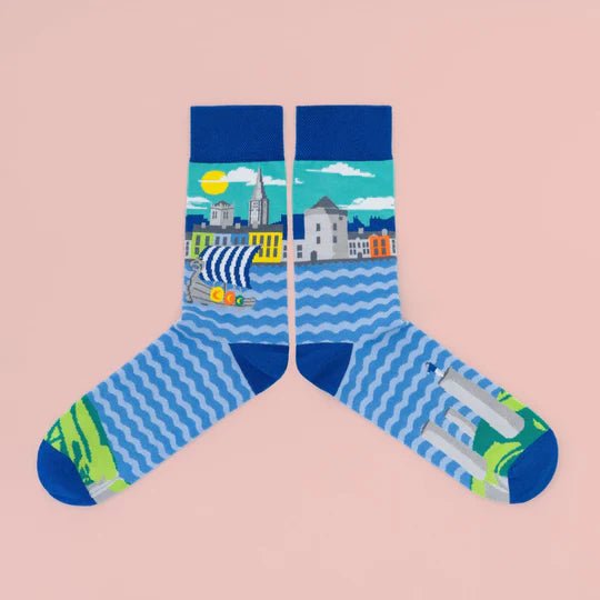 Irish Landmark Socks - Waterford - The Celtic Gift Store - Socks