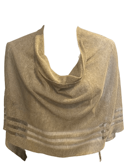Irish Linen Poncho - Natural - The Celtic Gift Store - Apparel & Accessories