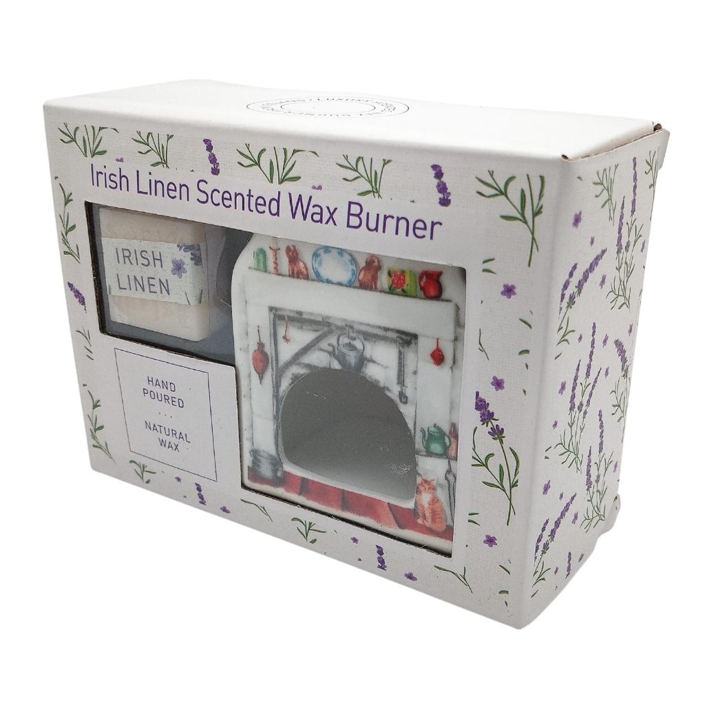 Irish Linen Scented Wax Burner