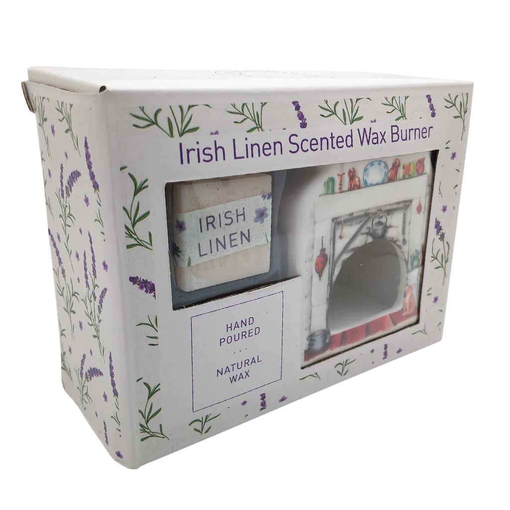 Irish Linen Scented Wax Burner