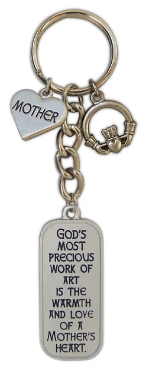 Irish Mother Key Ring with Claddagh - The Celtic Gift Store - Keychains