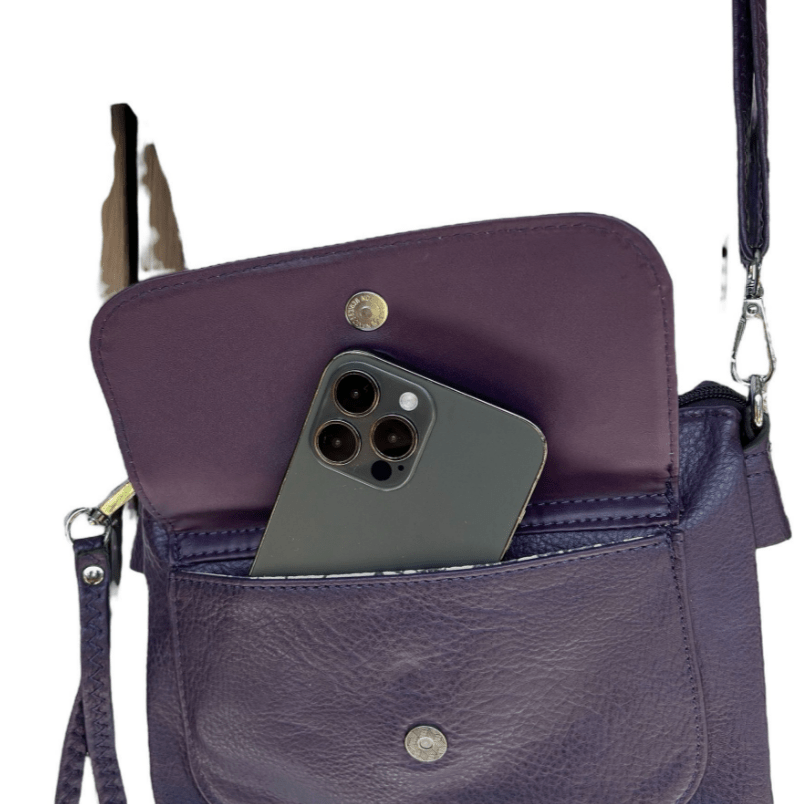 Irish Shamrock Cell Phone Pocket Bag - Hunter Green - The Celtic Gift Store - Handbags