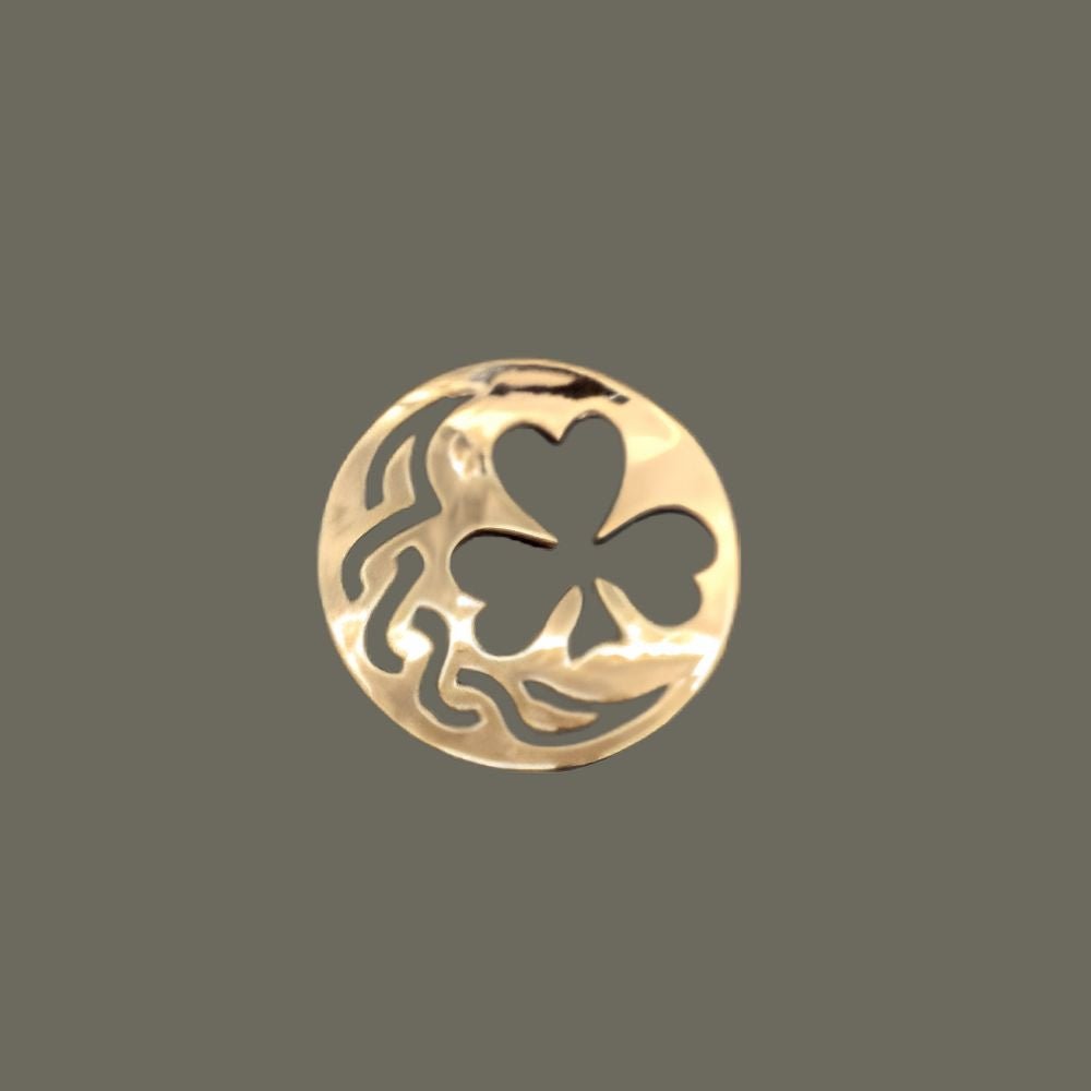 Irish Shamrock Slip Pocket Bag - Hunter Green