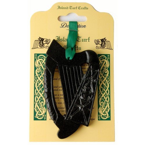 Irish Turf Harp Ornament - The Celtic Gift Store - Decor
