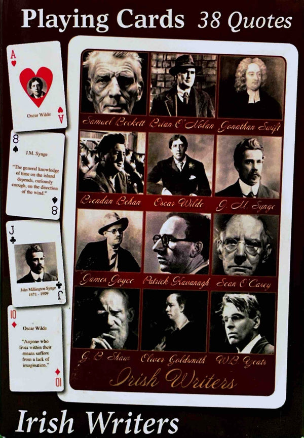 Irish Writers Quotes Playing Cards - The Celtic Gift Store - Toys & Games