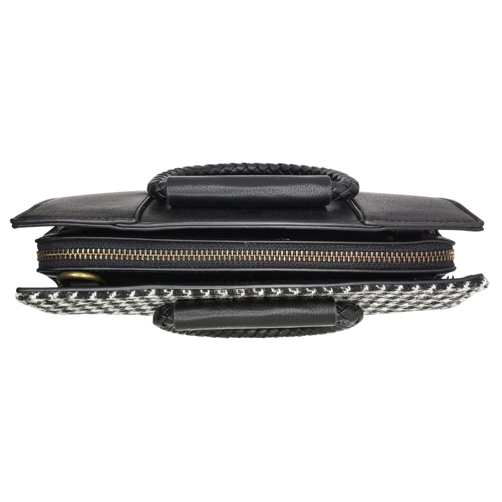 Islander Harris Tweed Arran Tote 'Black and White Dogtooth' by Islander - Handbags