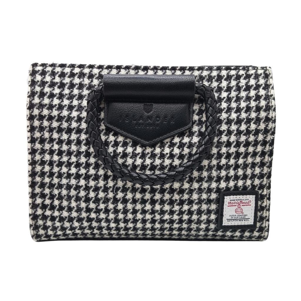 Islander Harris Tweed Arran Tote 'Black and White Dogtooth' by Islander - Handbags