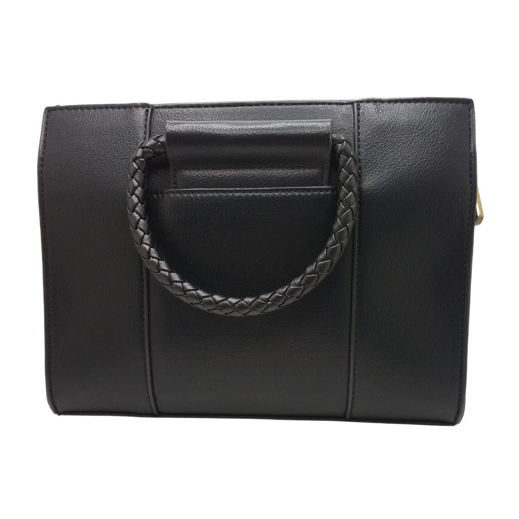 Islander Harris Tweed Arran Tote 'Black and White Dogtooth' by Islander - Handbags
