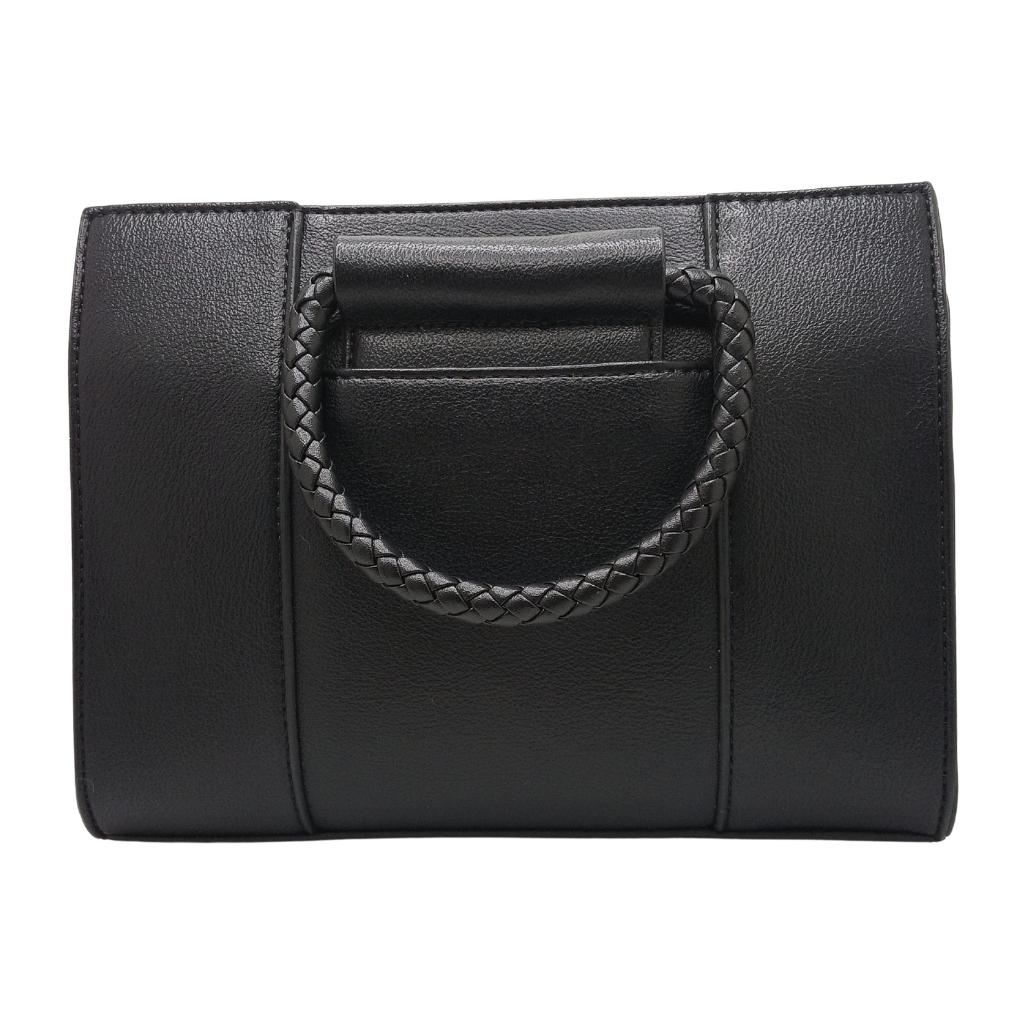Islander Harris Tweed Arran Tote 'Black Herringbone' by Islander - Handbags