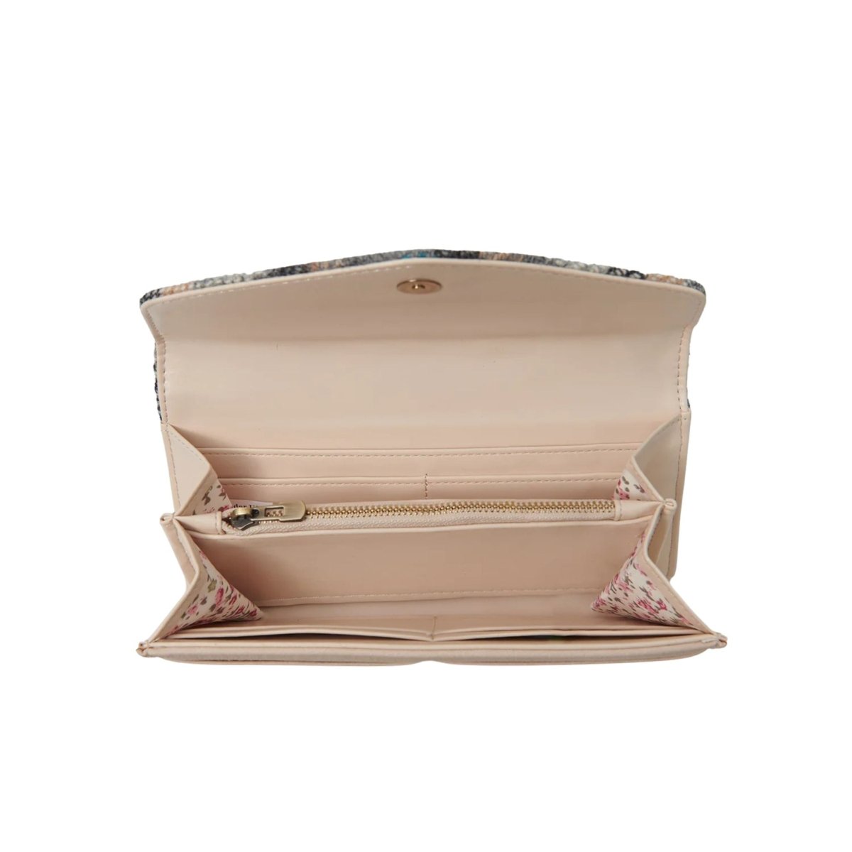 Islander Harris Tweed Large Clasp Clutch Purse 'Islander Tartan'