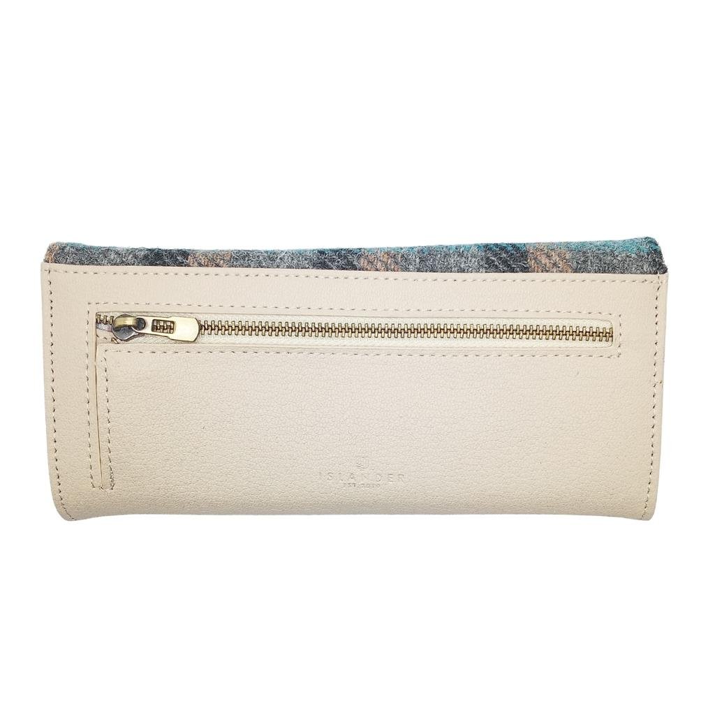 Islander Harris Tweed Large Clasp Clutch Purse 'Islander Tartan'