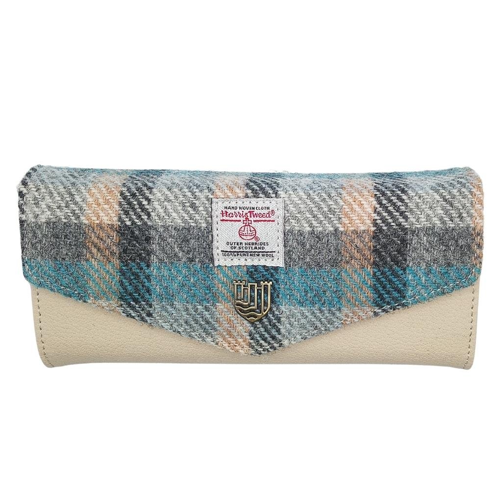 Islander Harris Tweed Large Clasp Clutch Purse 'Islander Tartan'