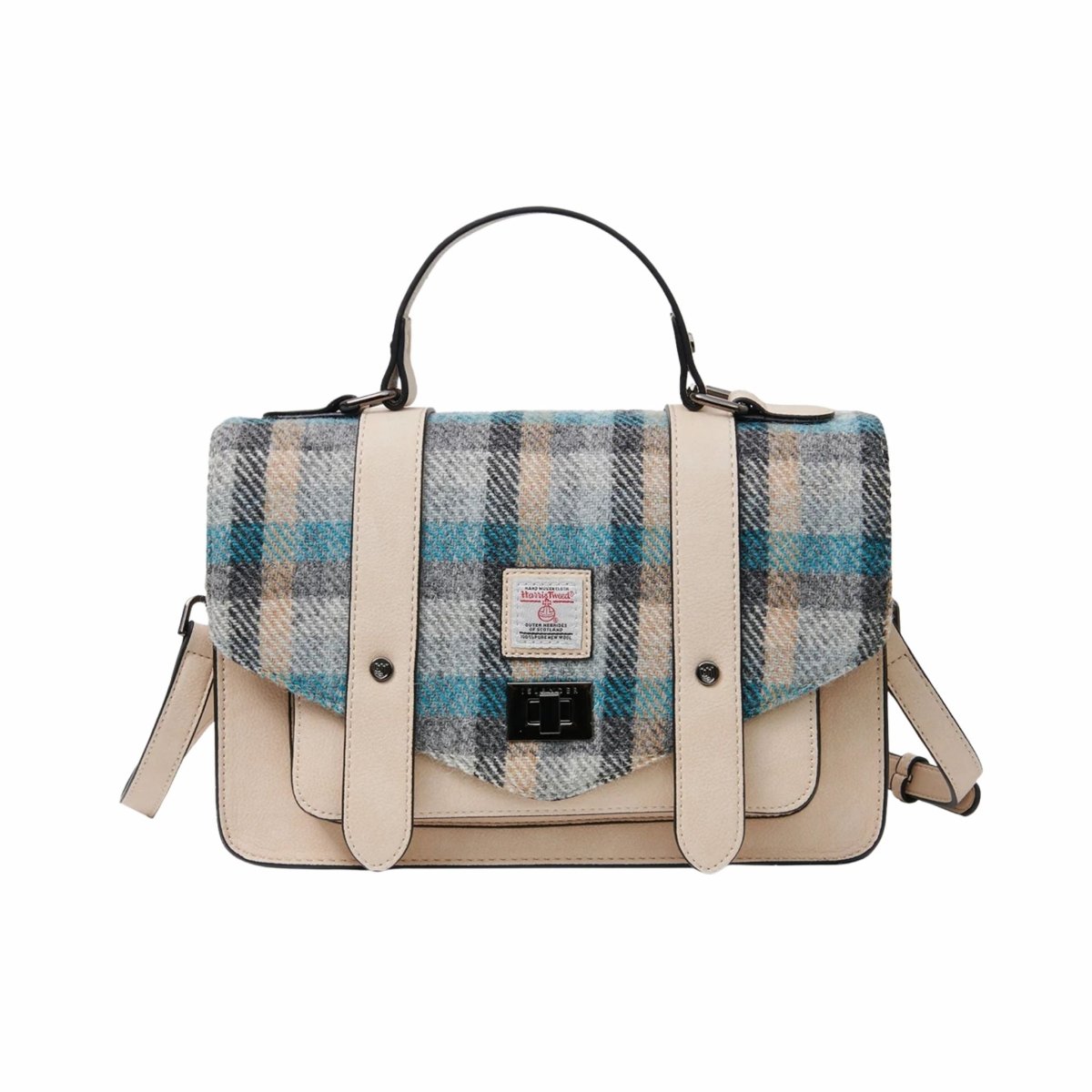 Islander Harris Tweed Large Satchel 'Islander Tartan'