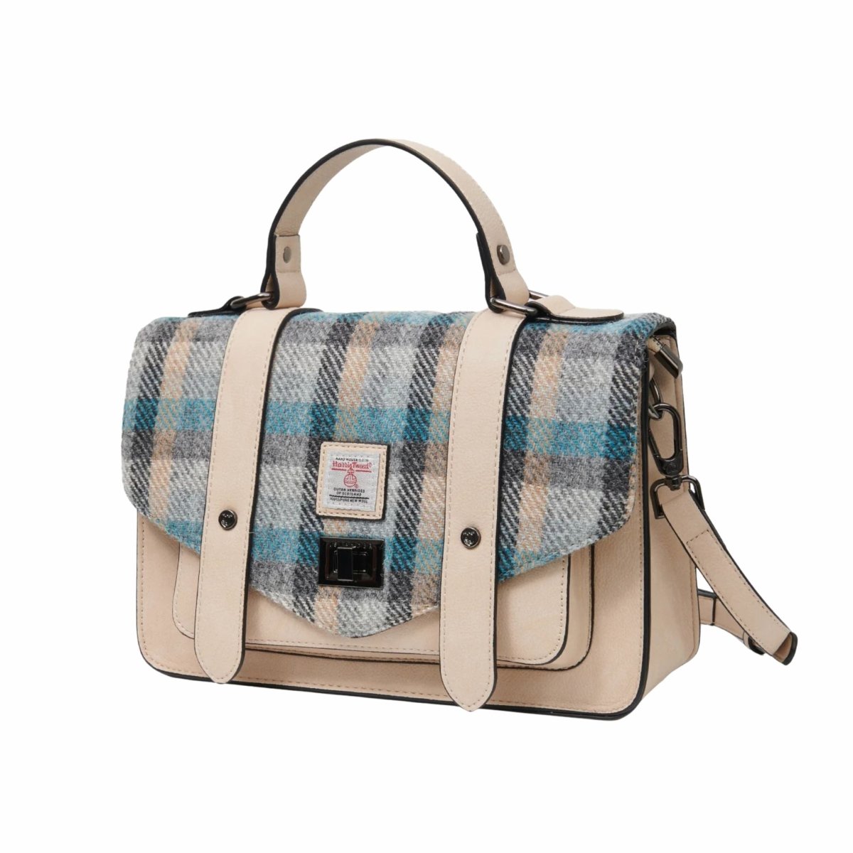 Islander Harris Tweed Large Satchel 'Islander Tartan'