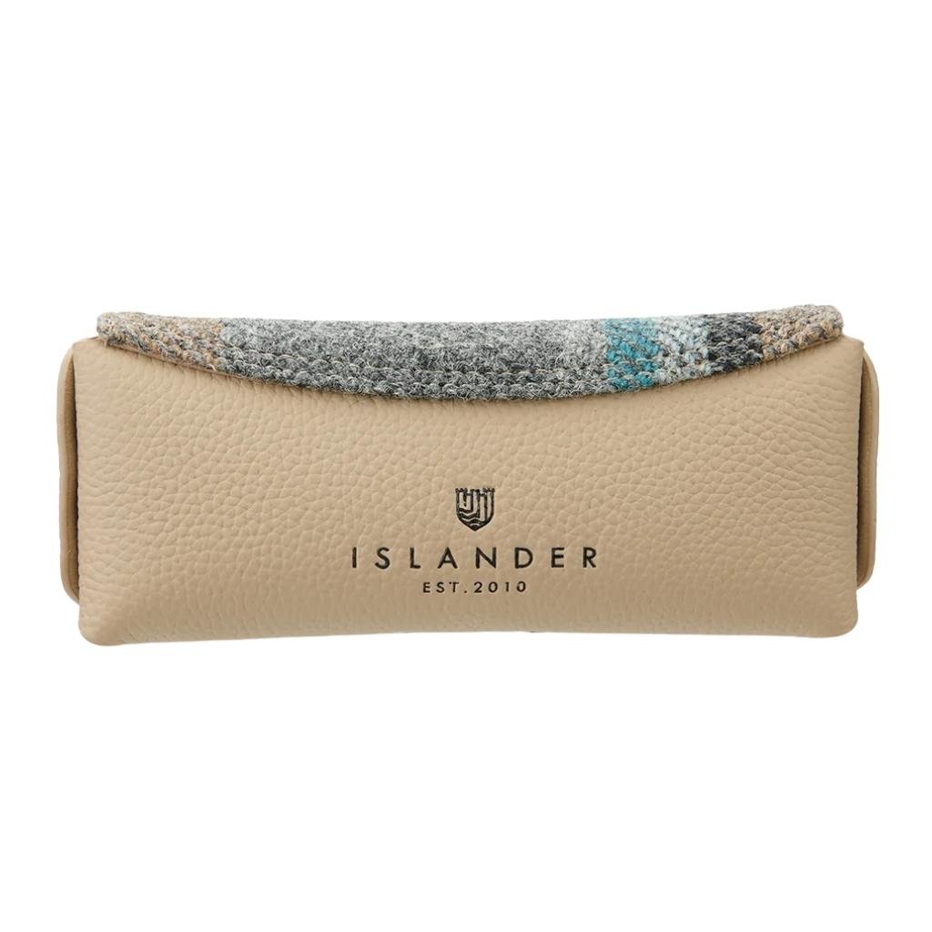 Islander Harris Tweed Leather Glasses Case 'Islander Check' by Islander - Glasses Case