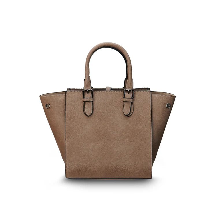 Islander Harris Tweed Medium Caillie Tote 'Chestnut Tartan' - The Celtic Gift Store - Handbags