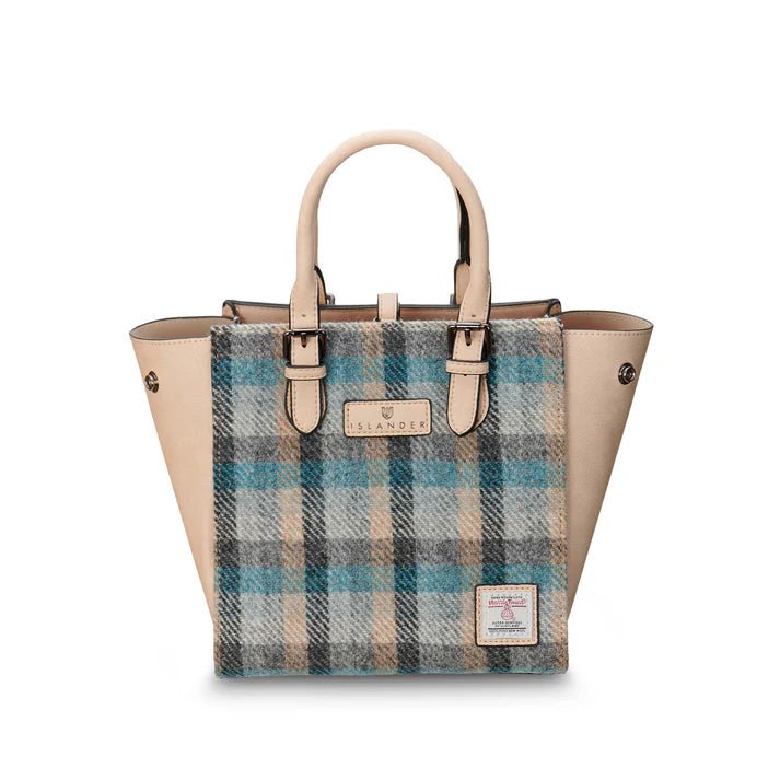 Islander Harris Tweed Medium Caillie Tote 'Islander Tartan' - The Celtic Gift Store - Handbags