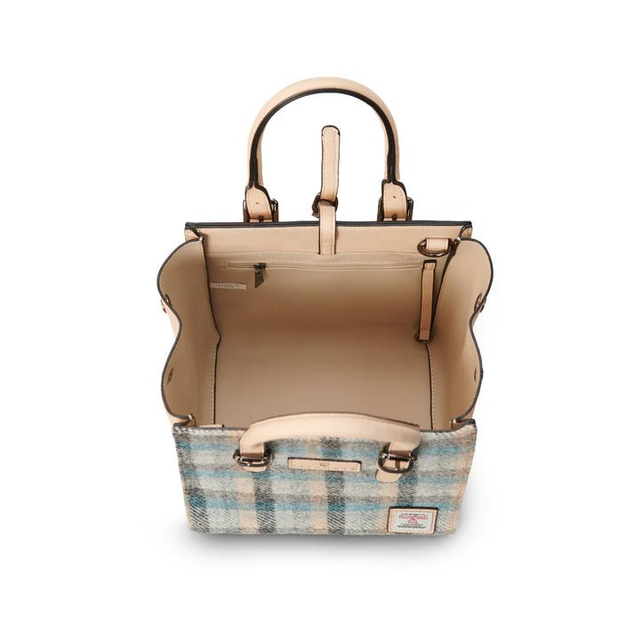 Islander Harris Tweed Medium Caillie Tote 'Islander Tartan' - The Celtic Gift Store - Handbags
