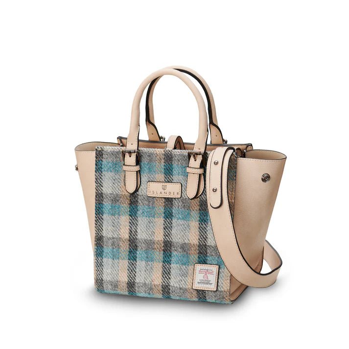 Islander Harris Tweed Medium Caillie Tote 'Islander Tartan' - The Celtic Gift Store - Handbags