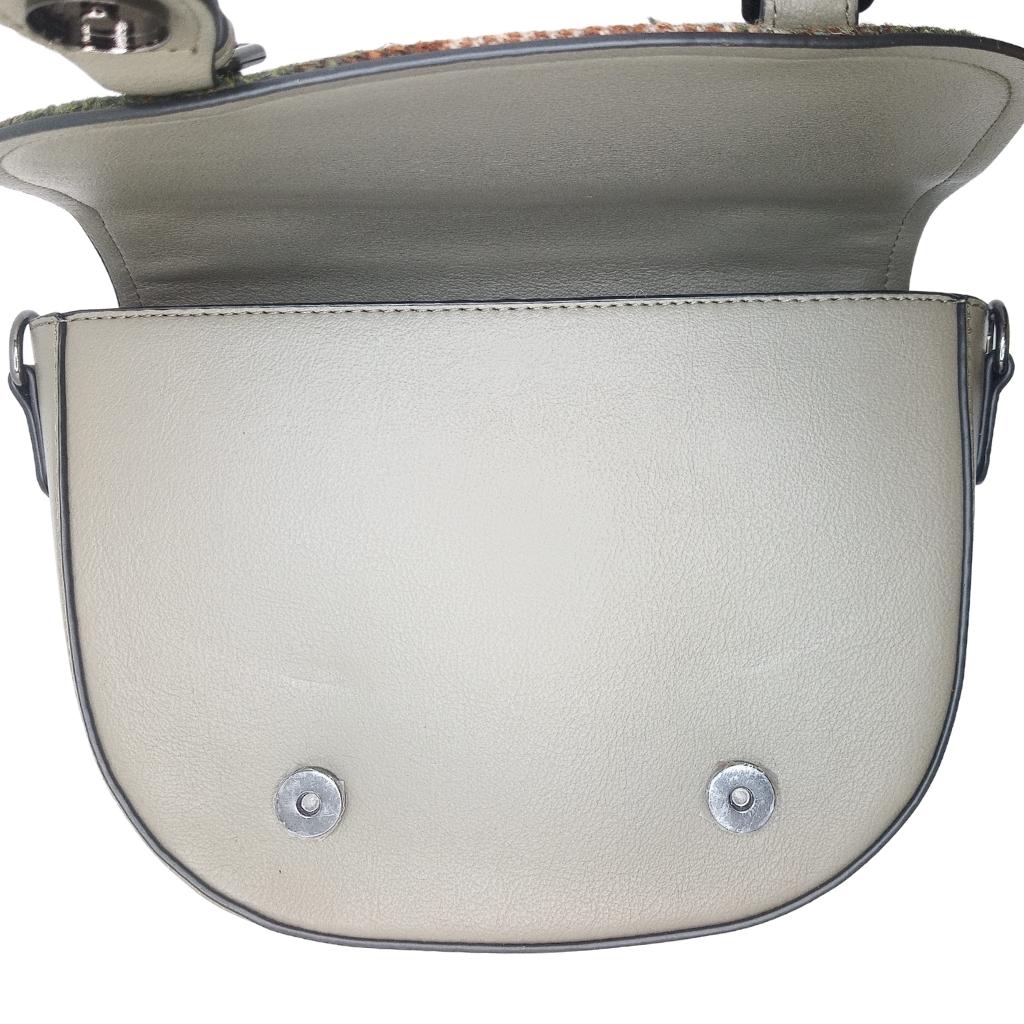 Islander Harris Tweed Medium Cobble Satchel 'Chestnut Tartan'