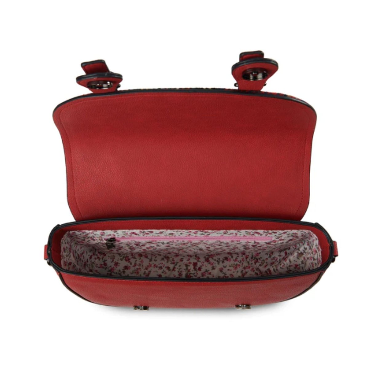 Islander Harris Tweed Medium Cobble Satchel 'Royal Stewart Tartan'