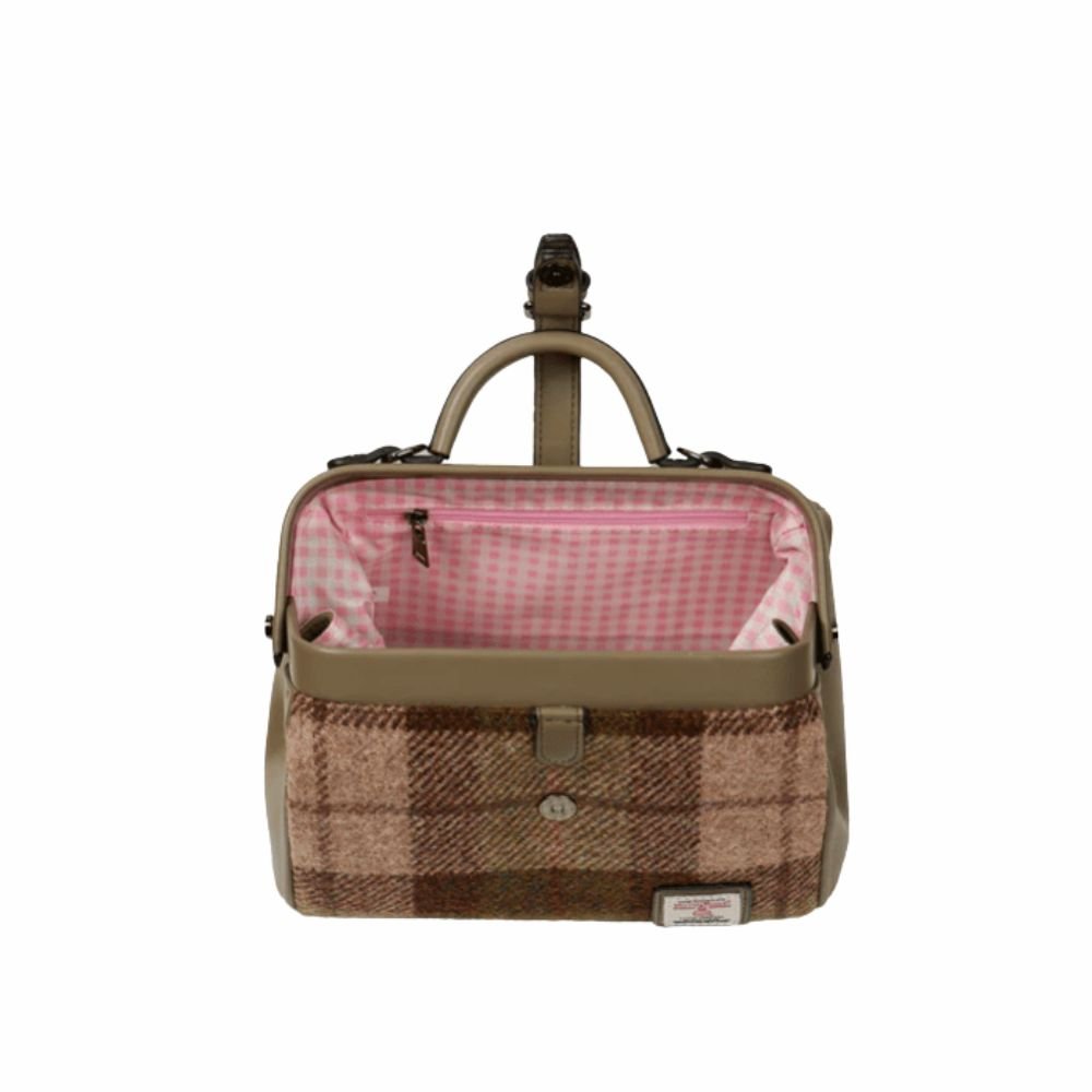 Islander Harris Tweed Medium Doctor Bag 'Chestnut Tartan'