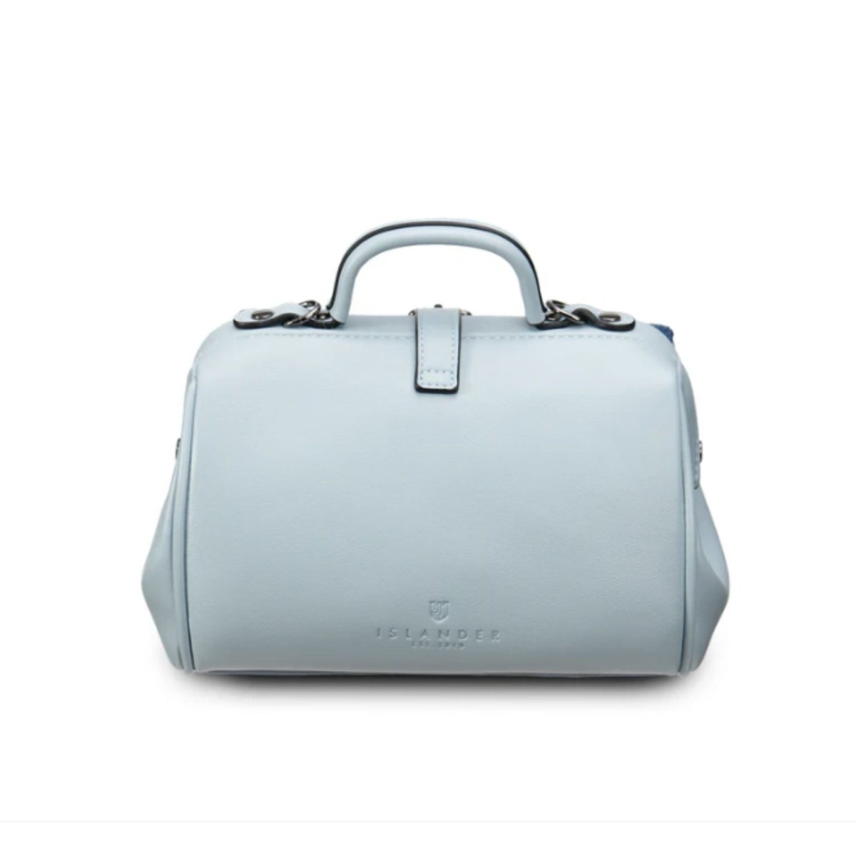 Islander Harris Tweed Medium Doctor Bag 'Blue Tartan' - The Celtic Gift Store - Bags