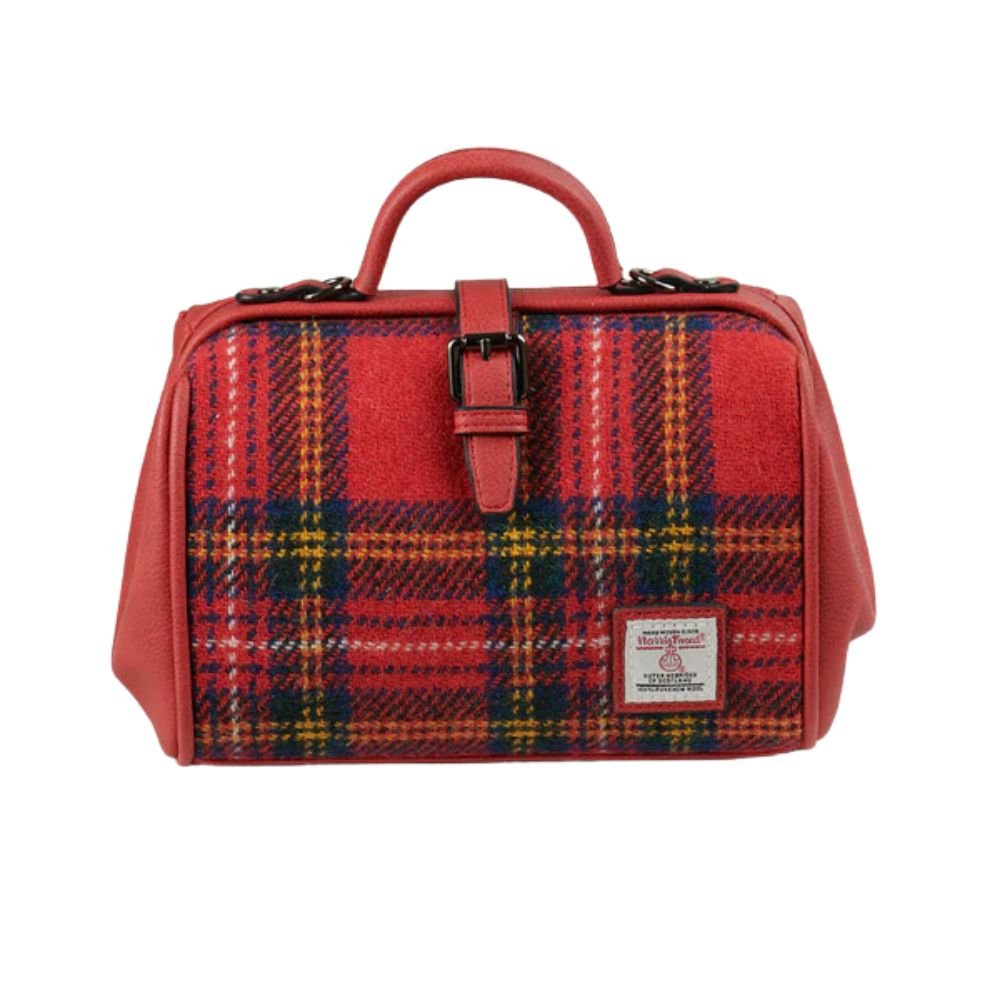 Islander Harris Tweed Medium Doctor Bag 'Royal Stewart Tartan'