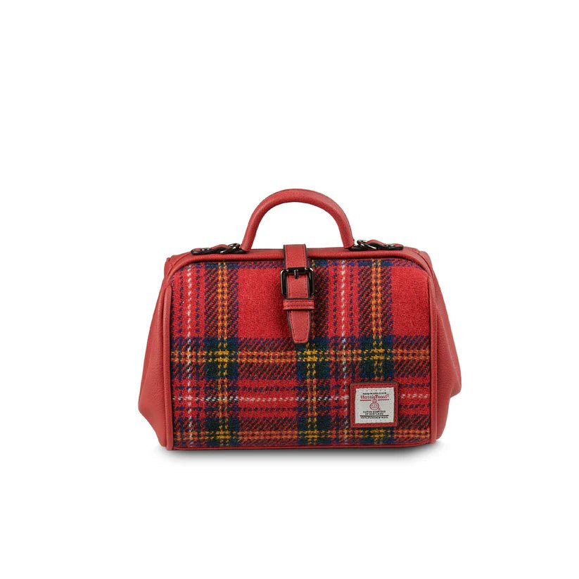 Islander Harris Tweed Medium Doctor Bag 'Royal Stewart Tartan'
