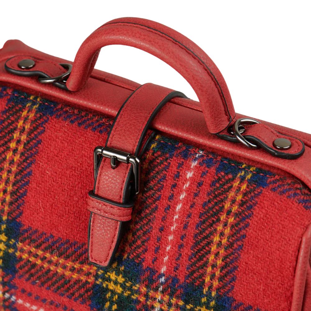 Islander Harris Tweed Medium Doctor Bag 'Royal Stewart Tartan'