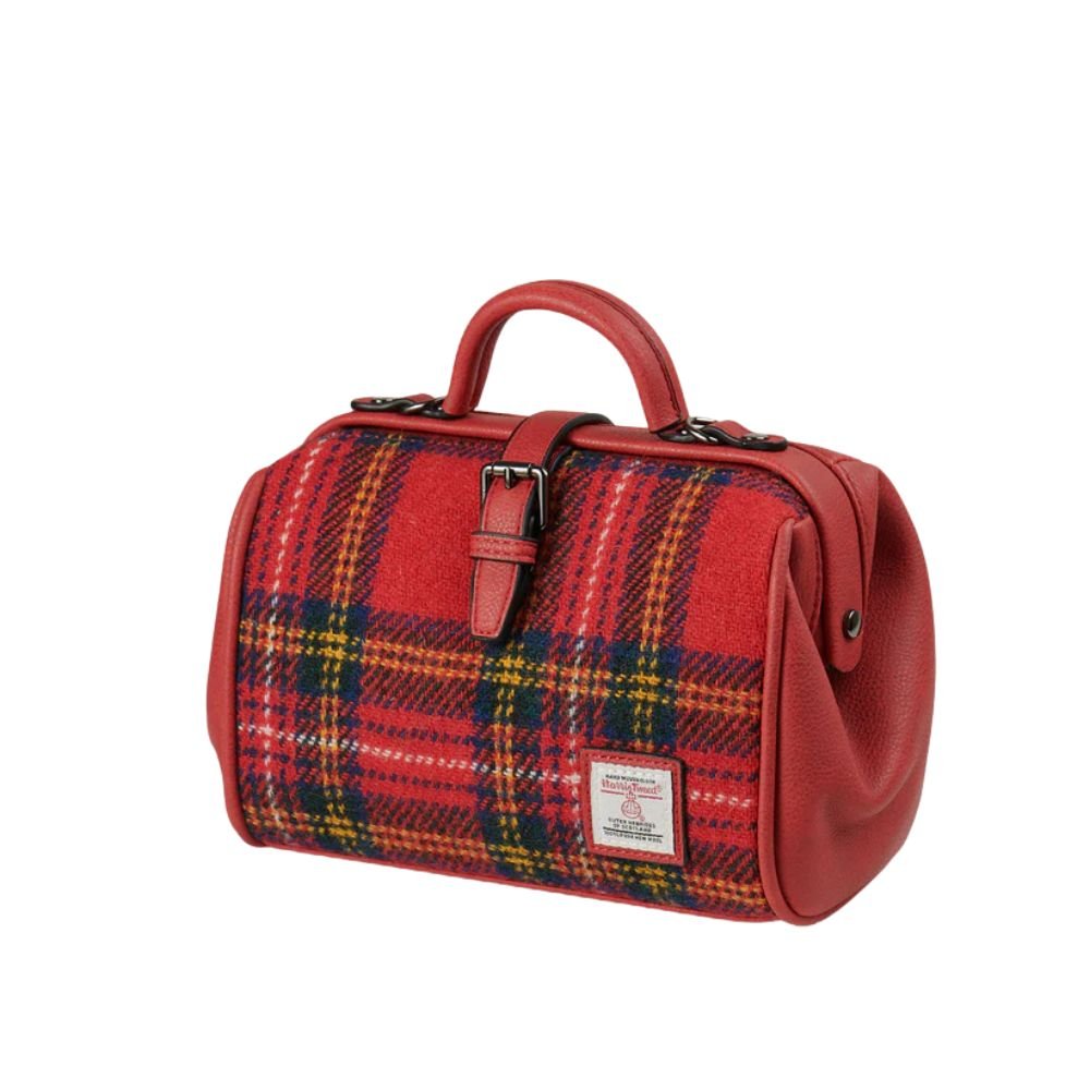 Islander Harris Tweed Medium Doctor Bag 'Royal Stewart Tartan'