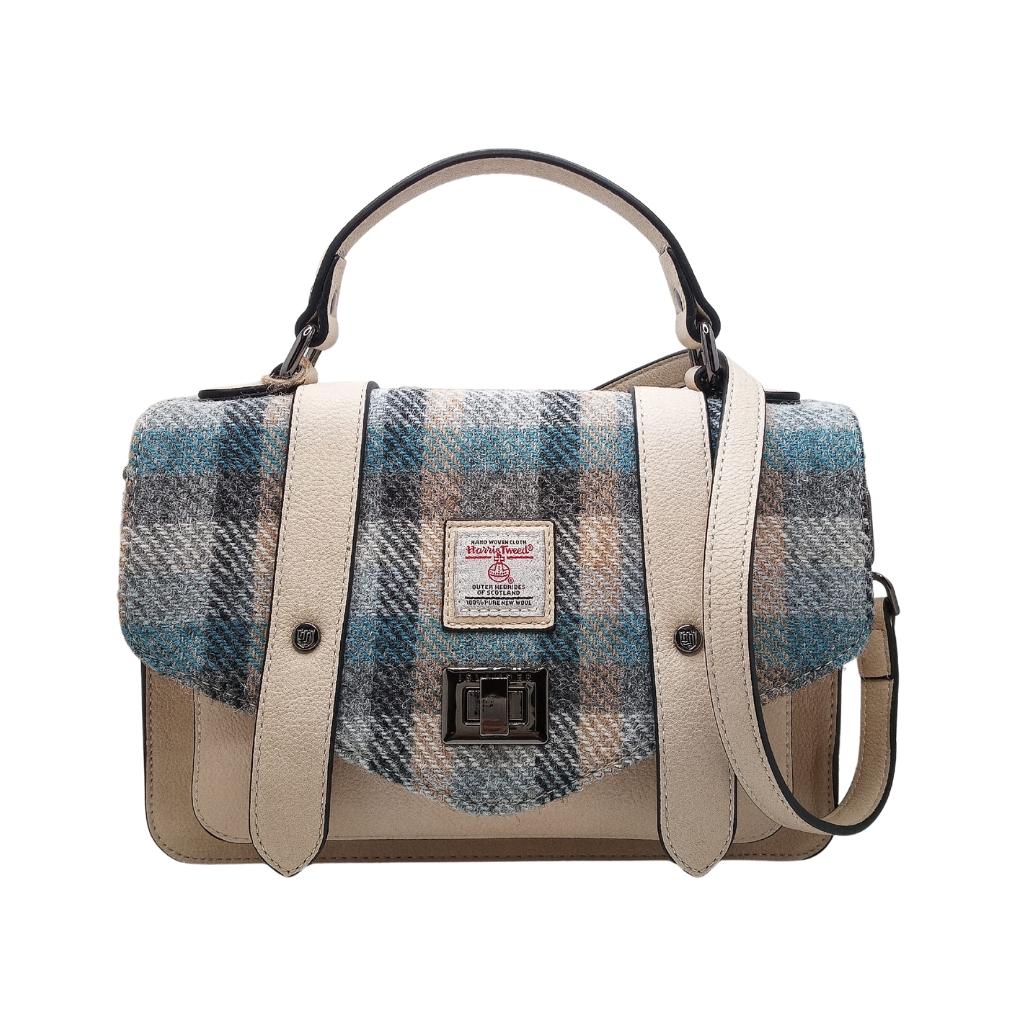 Islander Harris Tweed Medium Satchel 'Islander Tartan' by Islander - Handbags