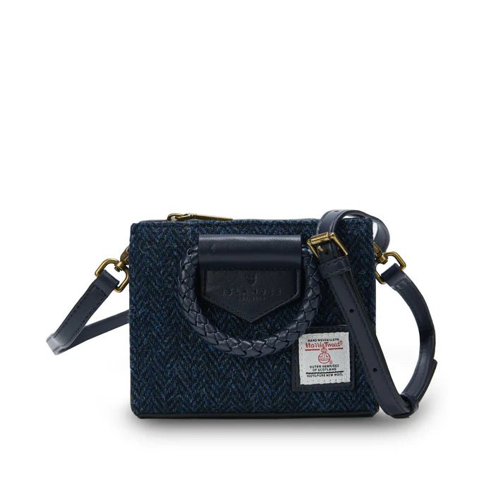 Islander Harris Tweed Mini Arran Tote 'Black Watch Tartan' - The Celtic Gift Store - Handbags
