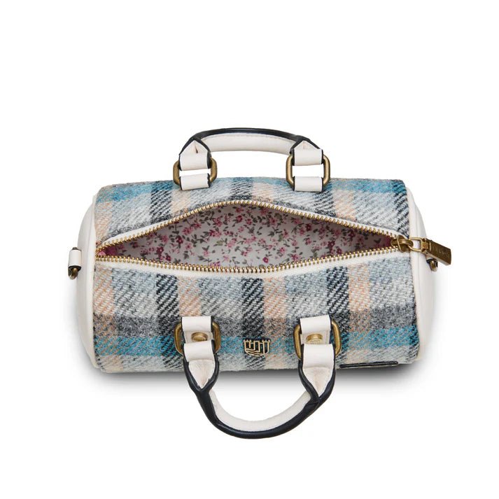 Islander Harris Tweed Mini Duffle Bag 'Islander Tartan' - The Celtic Gift Store - Handbags
