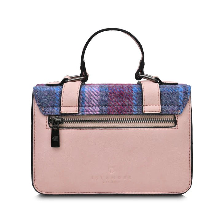 Islander Harris Tweed Mini Satchel 'Black Watch' - The Celtic Gift Store - Handbags