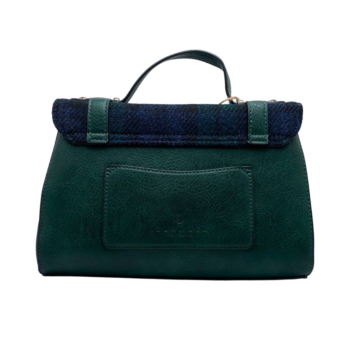 Islander Harris Tweed Orkney Satchel 'Black Watch Tartan' - The Celtic Gift Store - Handbags