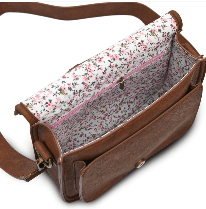 Islander Harris Tweed Saddle Bag 'Blue Tartan' - The Celtic Gift Store - Handbags