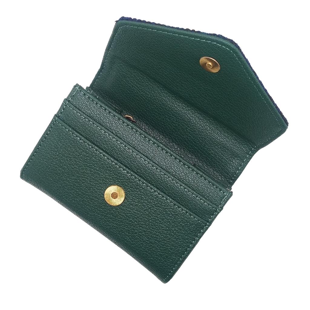 Islander Harris Tweed Small Clasp Clutch Purse 'Black Watch Tartan'