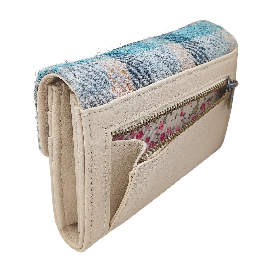 Islander Harris Tweed Small Clasp Clutch Purse 'Islander Tartan'