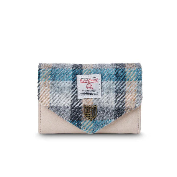 Islander Harris Tweed Small Clasp Clutch Purse 'Islander Tartan' - The Celtic Gift Store - Handbags
