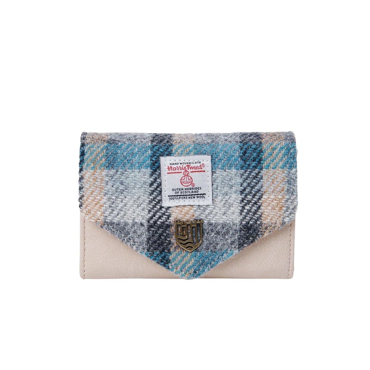 Islander Harris Tweed Small Clasp Clutch Purse 'Islander Tartan'
