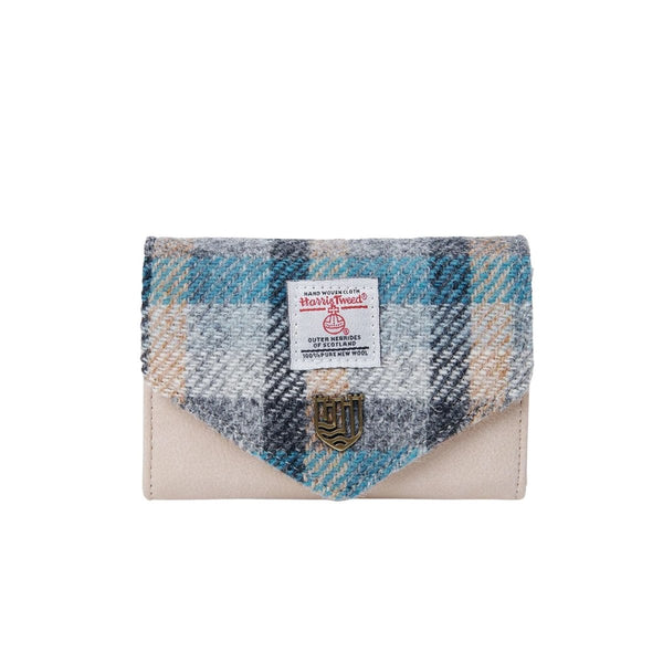 Islander Harris Tweed Small Clasp Clutch Purse 'Islander Tartan'