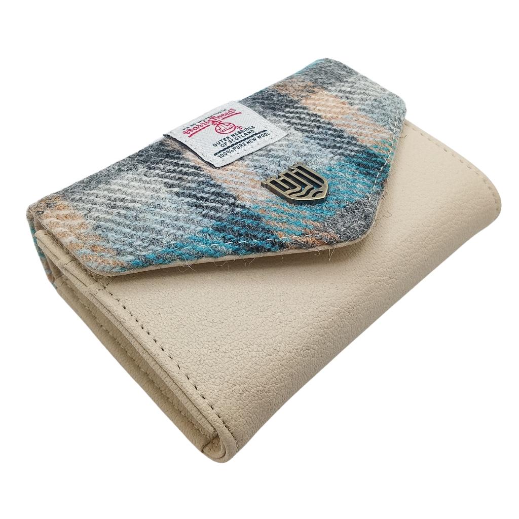 Islander Harris Tweed Small Clasp Clutch Purse 'Islander Tartan'