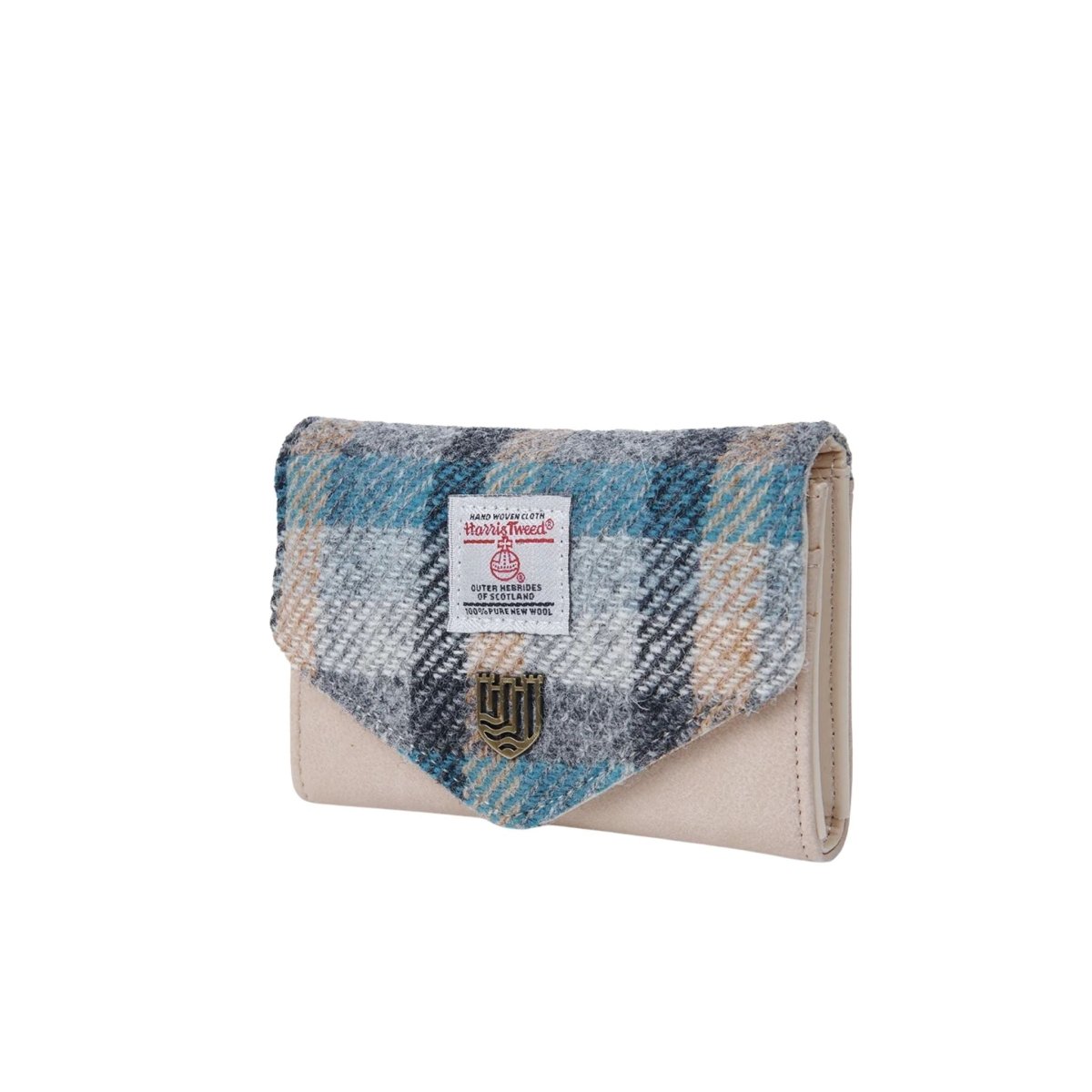 Islander Harris Tweed Small Clasp Clutch Purse 'Islander Tartan'