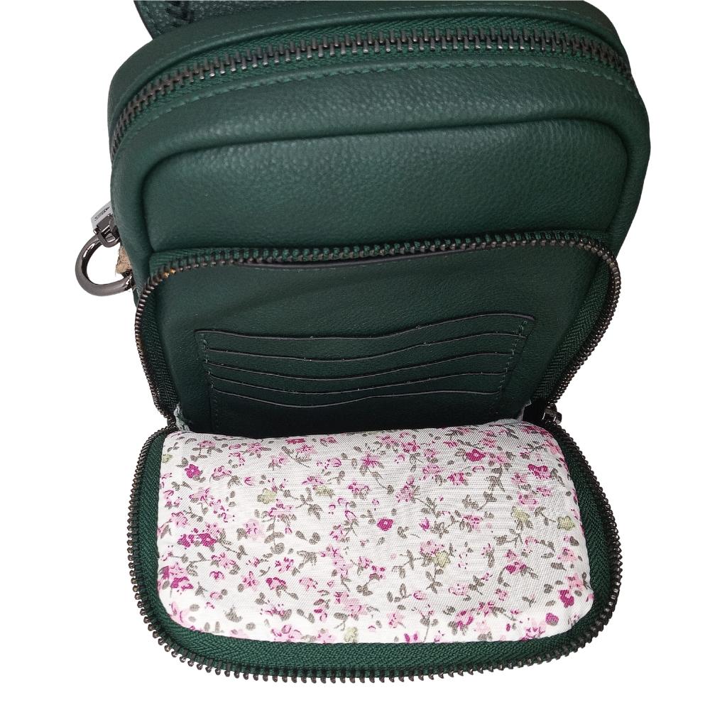 Islander Harris Tweed The Baby Jura Crossbody Bag 'Black Watch Tartan' by Islander - Handbags